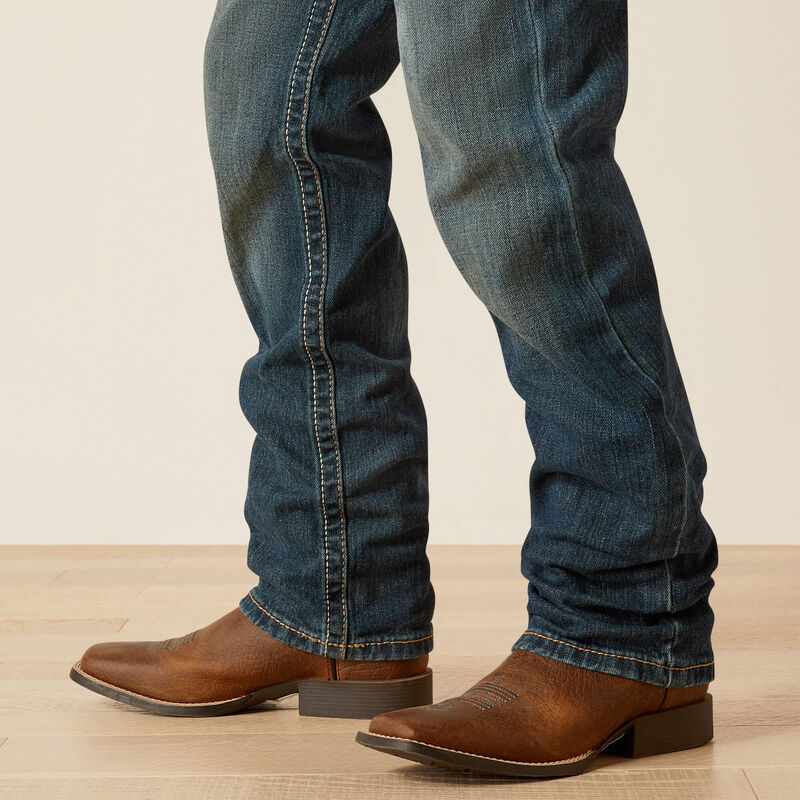 Load image into Gallery viewer, Ariat Boys B5 Slim Stretch Waco Straight Leg Denim Jean - Durham
