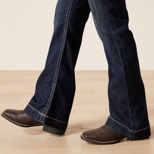 Ariat Girls Stretch Fit Tyra Trouser Denim Jean - Naomi