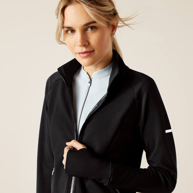 Load image into Gallery viewer, Ariat Womens Bellatrix Full Zip Sweatshirt - Black
