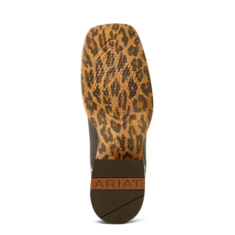 Load image into Gallery viewer, Ariat 12" Frontier Rodeo Quincey Wide Square Toe Boot - Black
