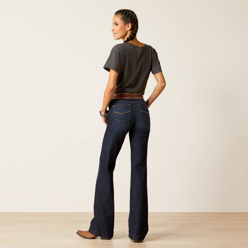 Load image into Gallery viewer, Ariat Womens Perfect Rise Ophelia Trouser Denim Jean - Nashville
