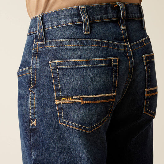Ariat Rebar M4 Relaxed Rail Boot Cut Denim Jean - Encinitas