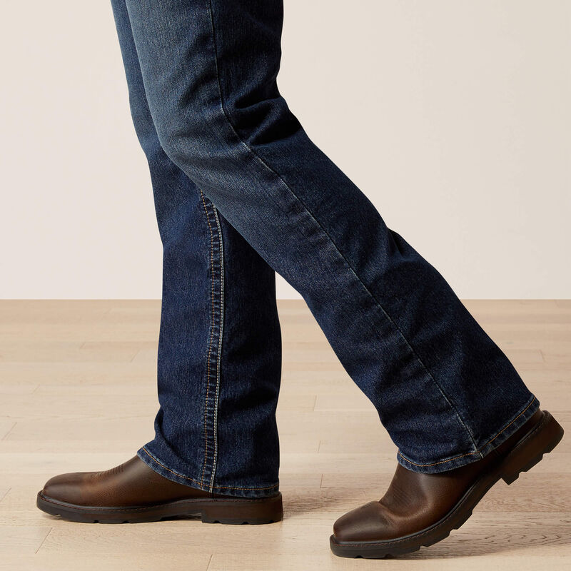 Load image into Gallery viewer, Ariat Rebar M4 Relaxed Rail Boot Cut Denim Jean - Encinitas
