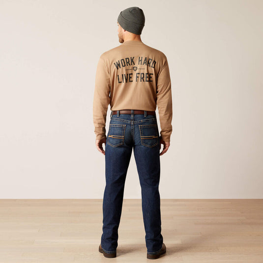 Ariat Rebar M4 Relaxed Rail Boot Cut Denim Jean - Encinitas