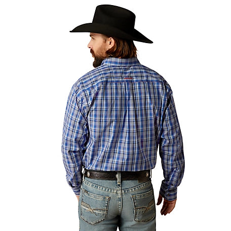 Load image into Gallery viewer, Ariat Mens Pro Series Rocco Classic Fit Long Sleeve Shirt - Royal Blue
