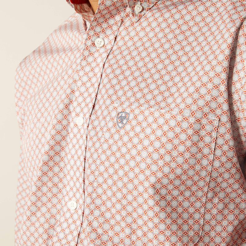 Load image into Gallery viewer, Ariat Mens Wrinkle Free Larson Classic Fit Long Sleeve Shirt - Light Blue
