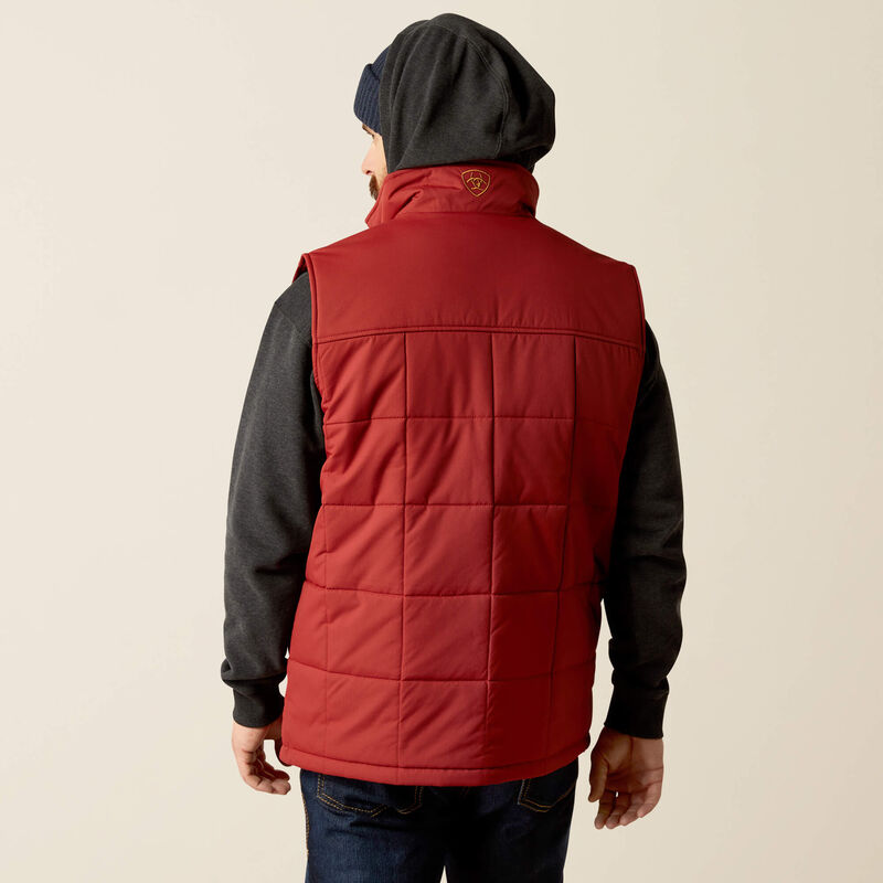 Load image into Gallery viewer, Ariat Mens Cruis Insulated Vest - Rosewood
