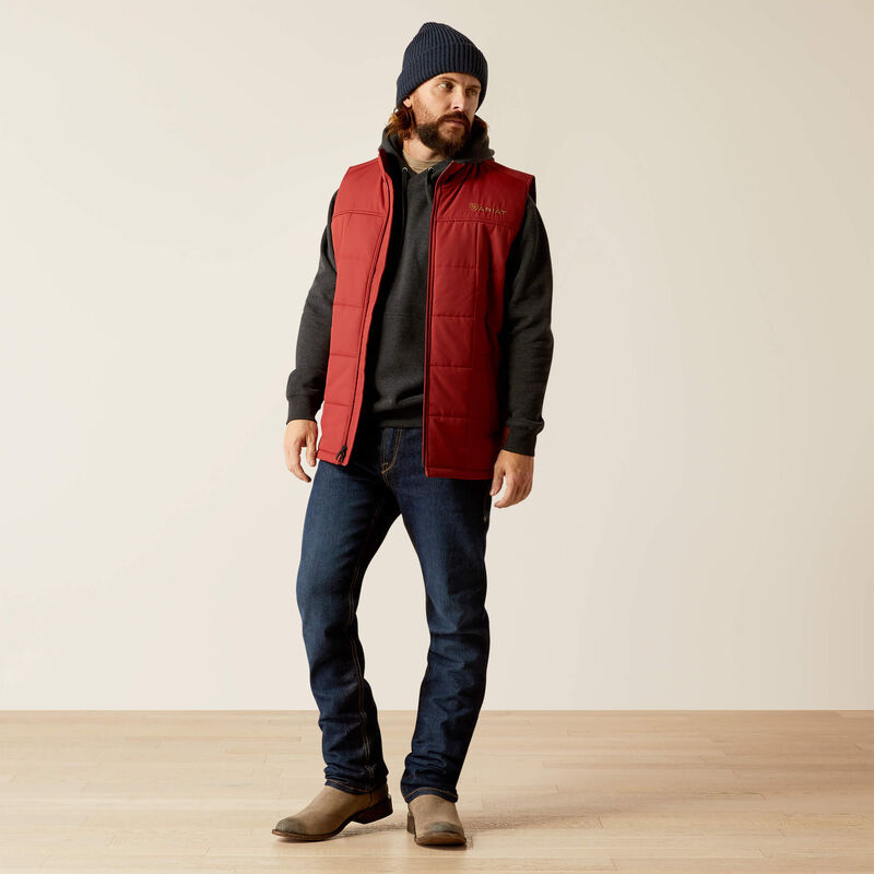Load image into Gallery viewer, Ariat Mens Cruis Insulated Vest - Rosewood
