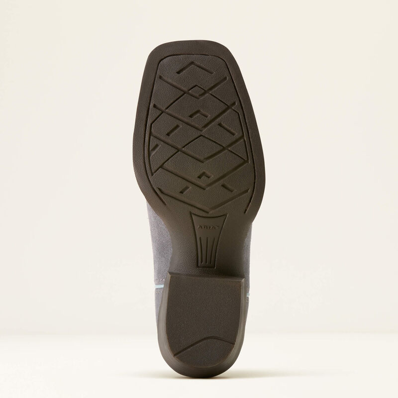Load image into Gallery viewer, Ariat 9" Youth Decatur Cutter Toe Western Boot - Mineral Suede/Downpour

