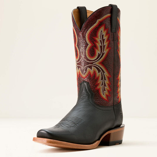 Ariat 13" Futurity Cashout Cowboy Boot - Midnight Black / Dark Brick
