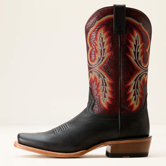 Ariat 13" Futurity Cashout Cowboy Boot - Midnight Black / Dark Brick