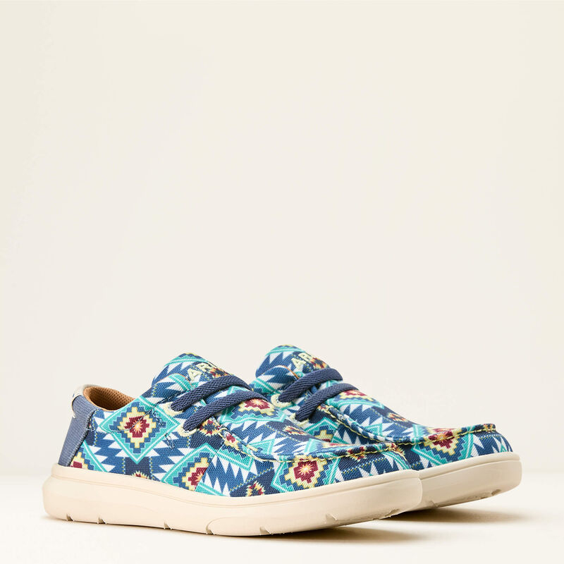 Load image into Gallery viewer, Ariat Youth Hilo Shoe - Blue Cortez
