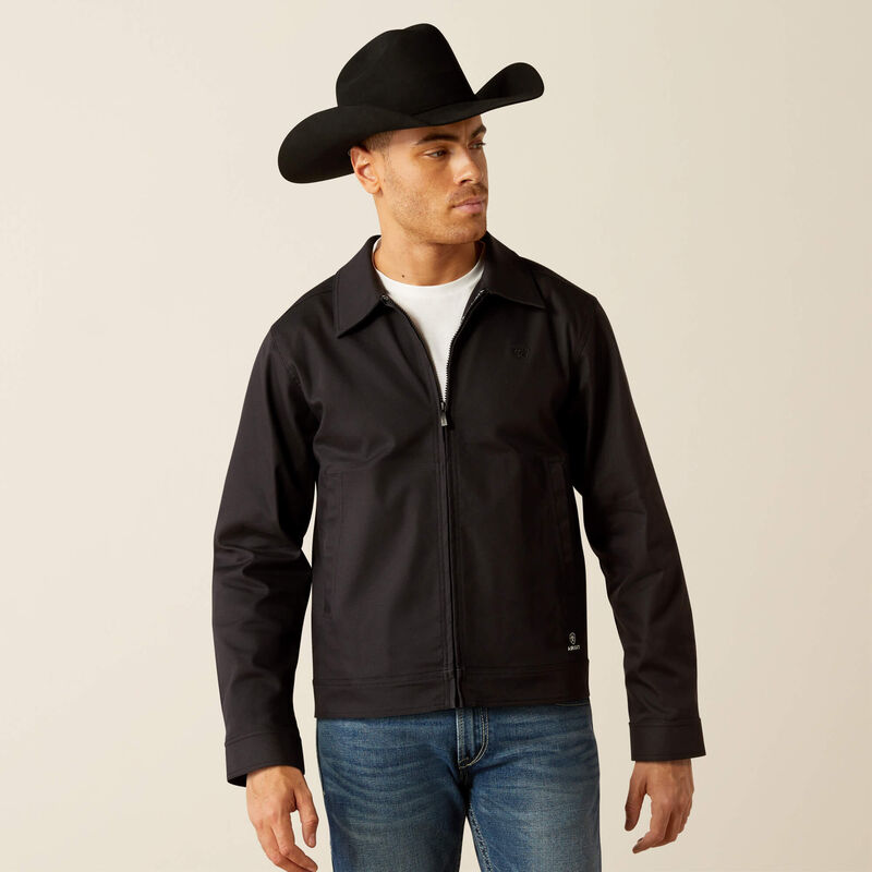 Load image into Gallery viewer, Ariat Men's Stockton Canvas Jacket - Black
