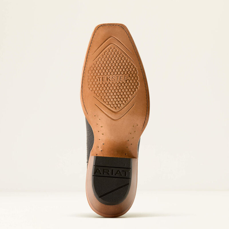 Load image into Gallery viewer, Ariat 10" Bronc Stomper Cowboy Boot - Best in Black / Bright Red

