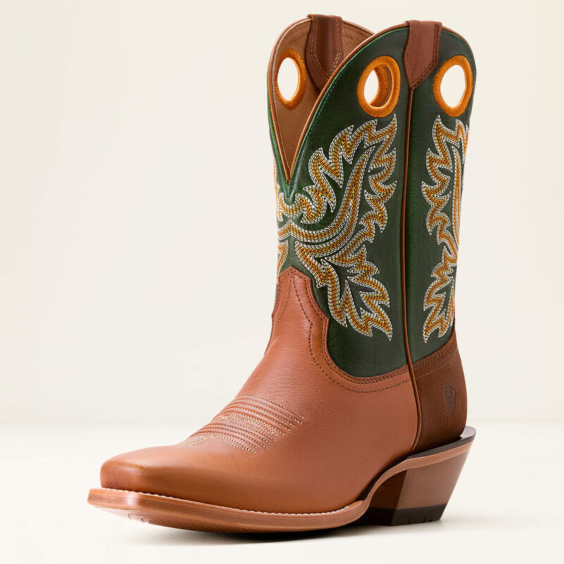 Load image into Gallery viewer, Ariat 10" Bronc Stomper Cowboy Boot - Benedictine/Lucky Clover
