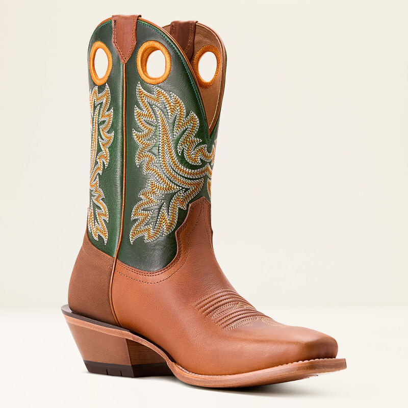 Load image into Gallery viewer, Ariat 10" Bronc Stomper Cowboy Boot - Benedictine/Lucky Clover
