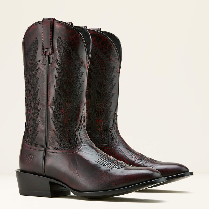 Load image into Gallery viewer, Ariat 12" Willie Western French Toe Boot - Black Cherry
