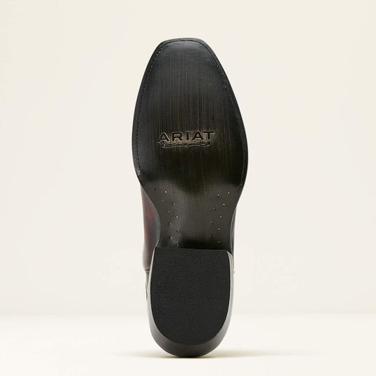 Ariat 12" Willie Western French Toe Boot - Black Cherry