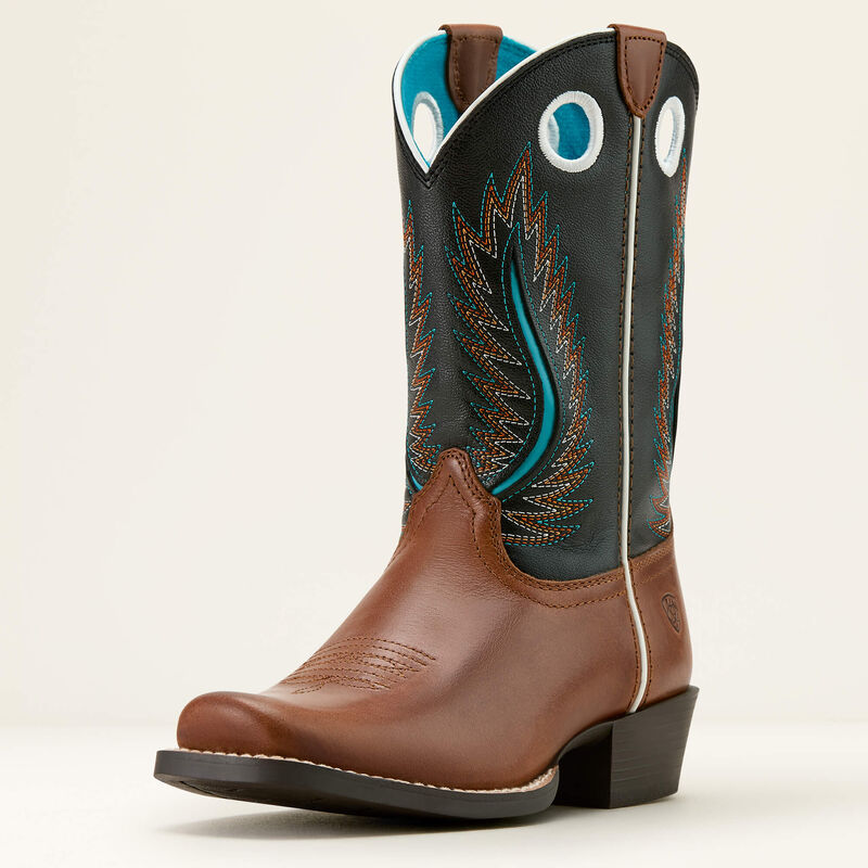 Load image into Gallery viewer, Ariat 9" Youth Futurity Ft Worth Coyote Brown Cutter Toe Boot

