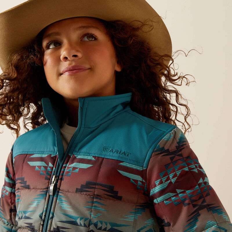 Load image into Gallery viewer, Ariat Girls Cruis Jacket - Inez Blanket/Dragonfly
