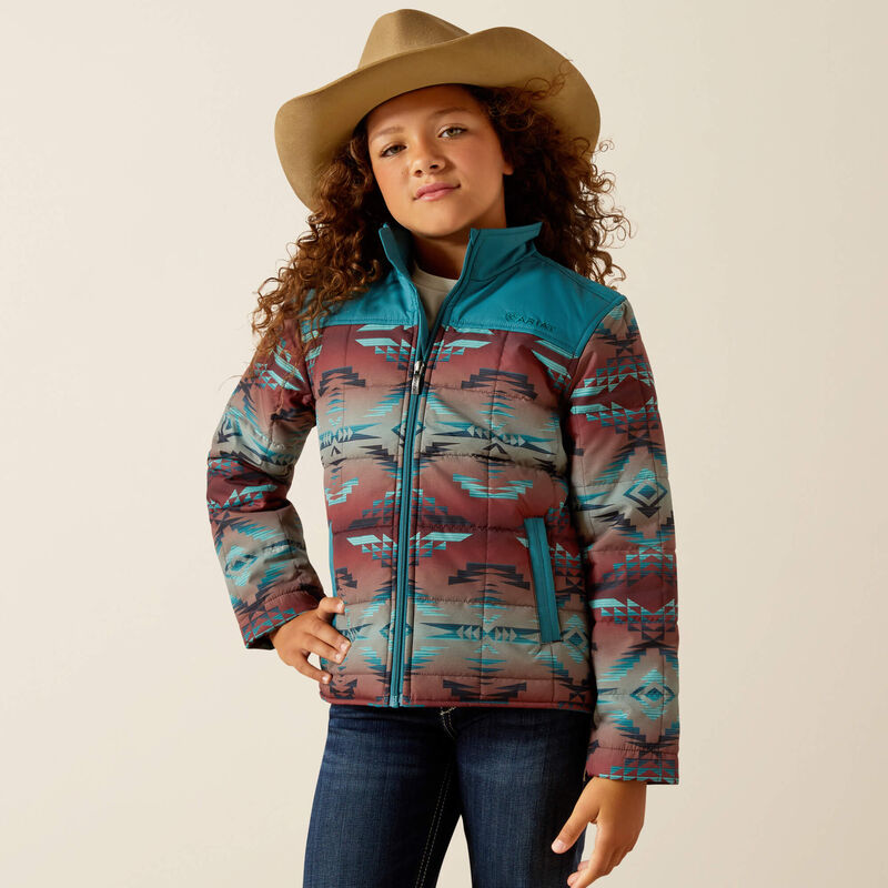 Load image into Gallery viewer, Ariat Girls Cruis Jacket - Inez Blanket/Dragonfly
