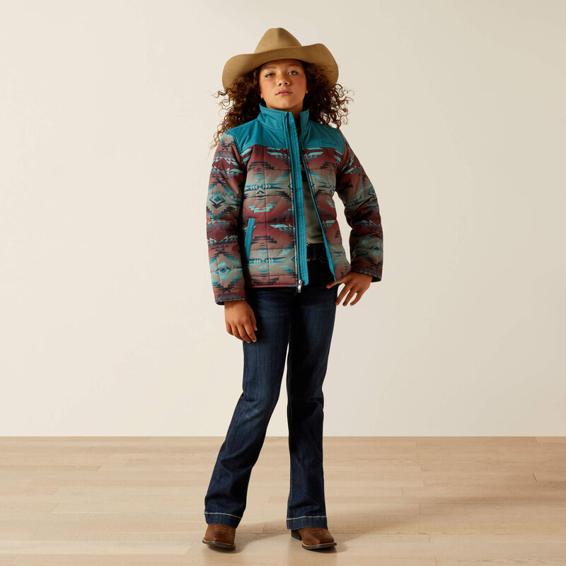 Load image into Gallery viewer, Ariat Girls Cruis Jacket - Inez Blanket/Dragonfly
