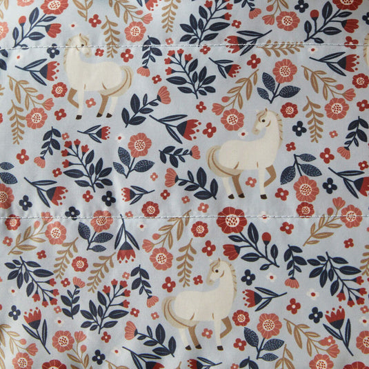 Ariat Girls Bella Insulated Reversible Vest - Posey Pony Print