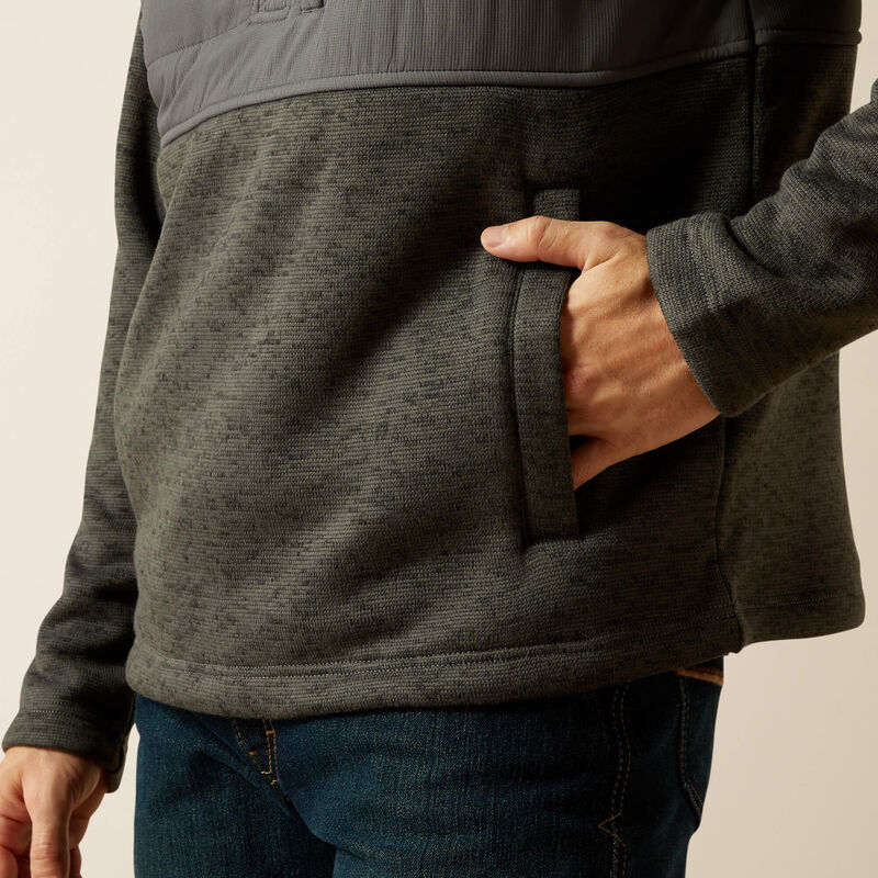 Load image into Gallery viewer, Ariat Mens Caldwell Reinforced Snap Sweater - Gray
