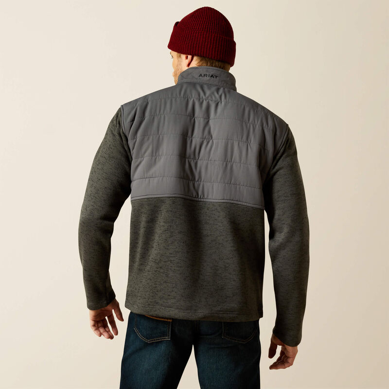 Load image into Gallery viewer, Ariat Mens Caldwell Reinforced Snap Sweater - Gray
