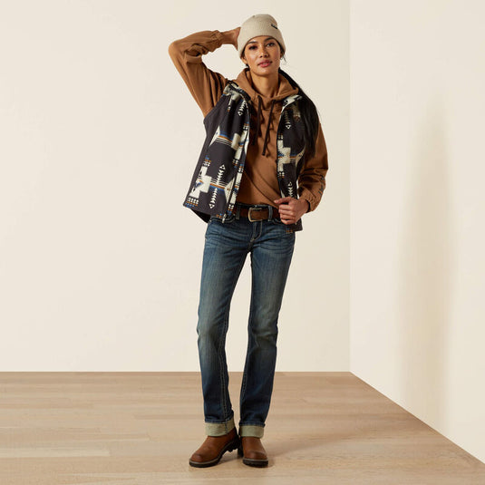 Ariat Womens Ariat Logo Softshell Vest - Thornstone Print