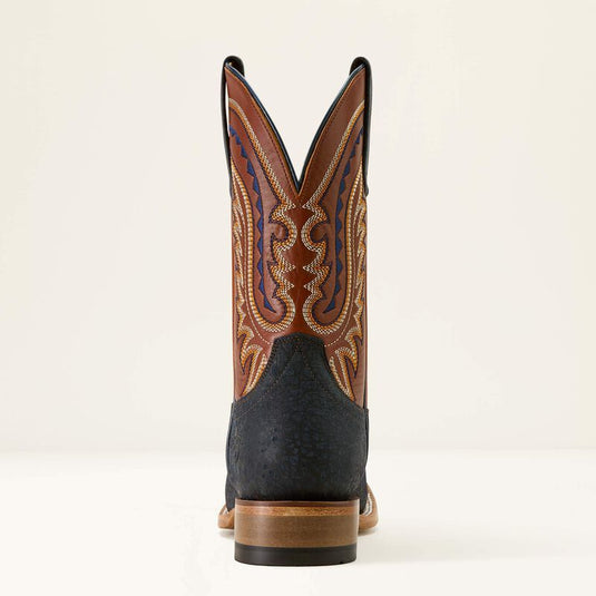 Ariat 11" Rock Ridge Wide Square Toe Boot - Navy Bison/Ginger Spice