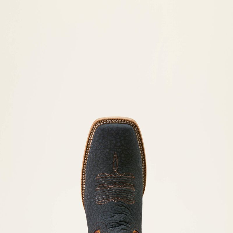 Load image into Gallery viewer, Ariat 11" Rock Ridge Wide Square Toe Boot - Navy Bison/Ginger Spice
