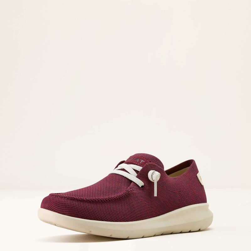 Load image into Gallery viewer, Ariat 3" Knit Hilo Shoe - Heathered Burgundy
