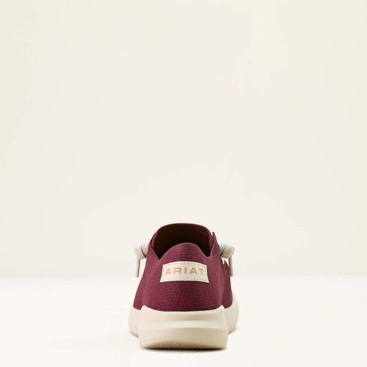 Ariat 3" Knit Hilo Shoe - Heathered Burgundy