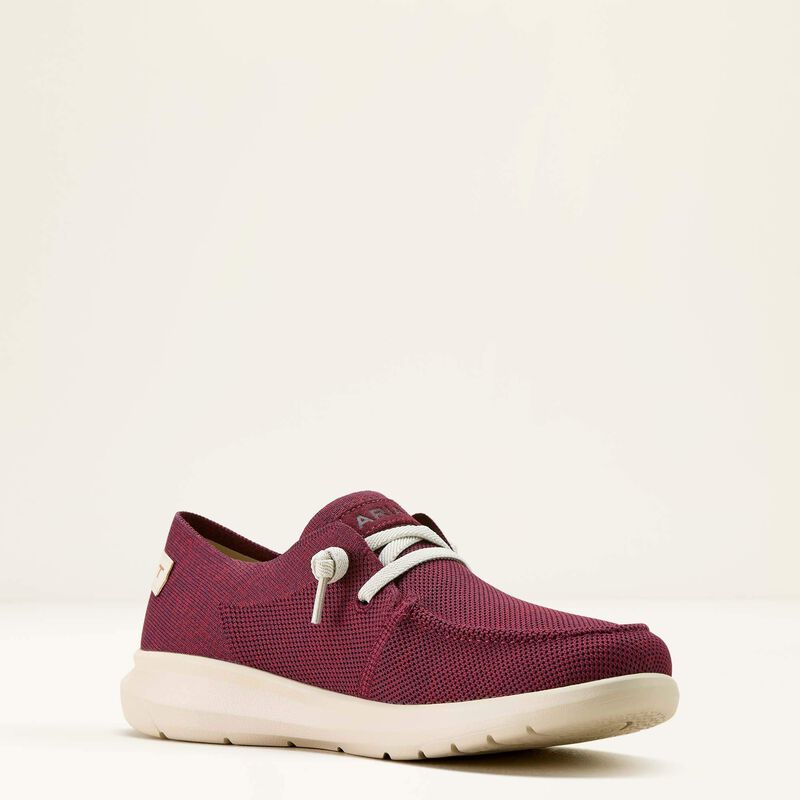 Load image into Gallery viewer, Ariat 3" Knit Hilo Shoe - Heathered Burgundy
