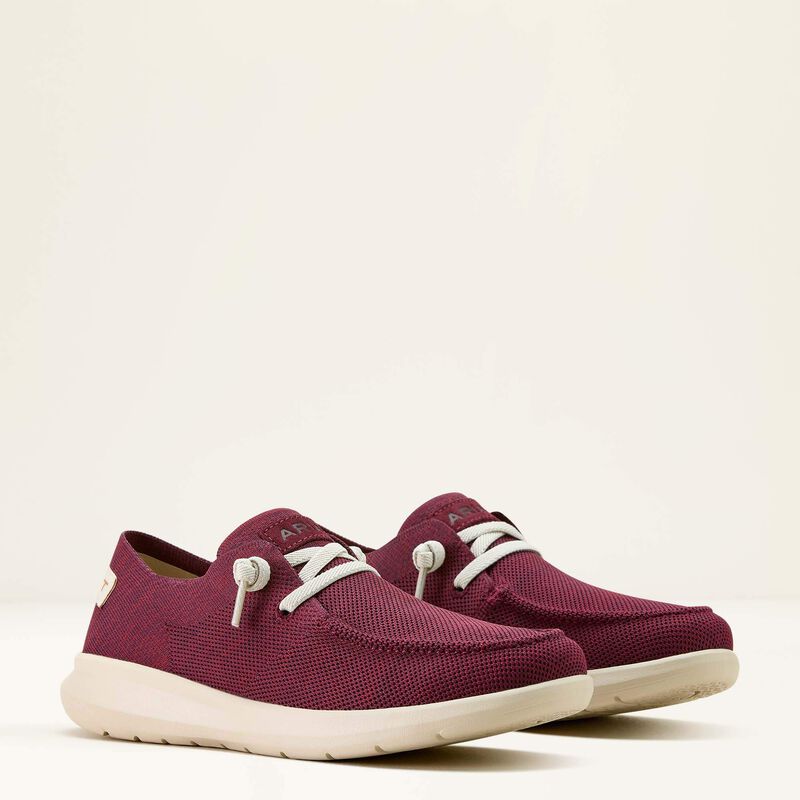 Load image into Gallery viewer, Ariat 3" Knit Hilo Shoe - Heathered Burgundy
