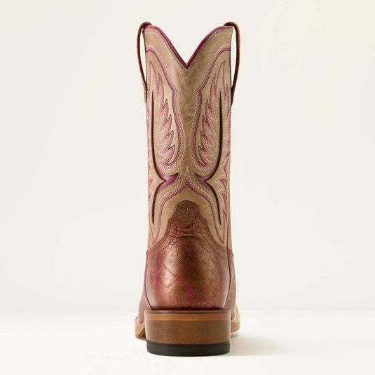 Ariat 11" Futurity Colt Narrow Cutter Toe Boot - Pinkadelic Elephant Print/Vintage Stone