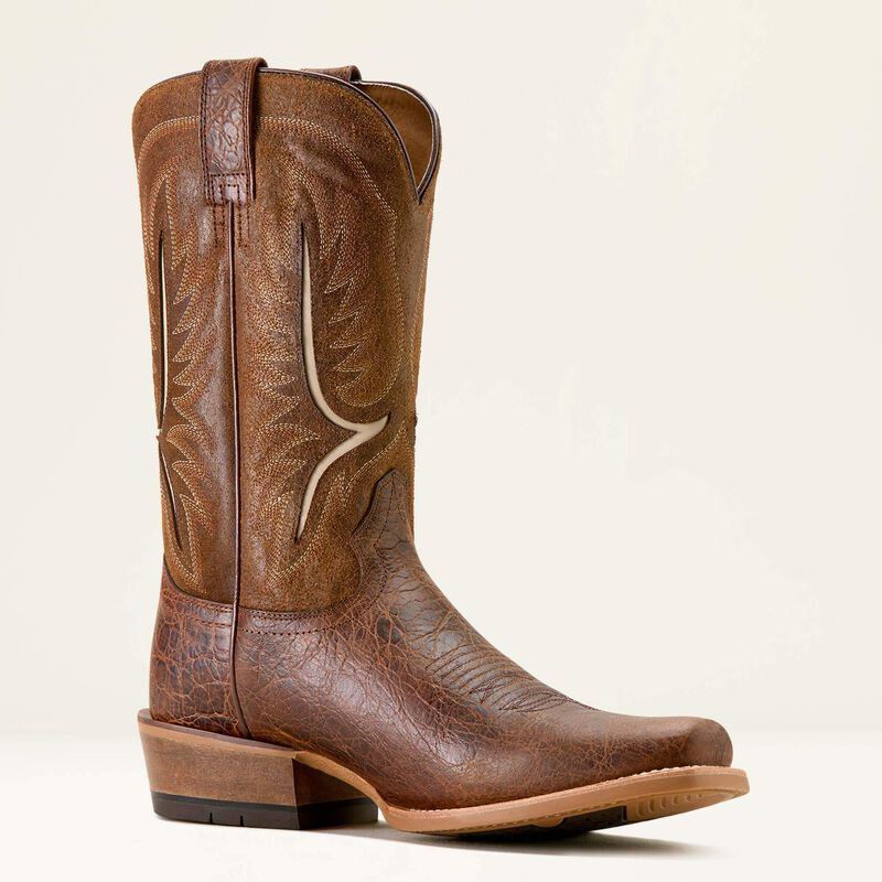 Load image into Gallery viewer, Ariat 13" Stadtler Narrow Cutter Toe Cowboy Boot - Adobe Clay | Foothill Brown Roughout
