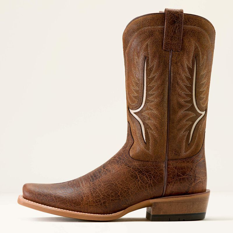 Load image into Gallery viewer, Ariat 13" Stadtler Narrow Cutter Toe Cowboy Boot - Adobe Clay | Foothill Brown Roughout
