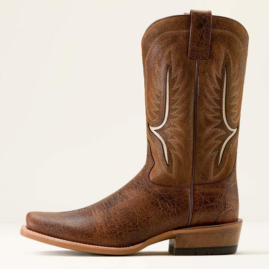 Ariat 13" Stadtler Narrow Cutter Toe Cowboy Boot - Adobe Clay | Foothill Brown Roughout