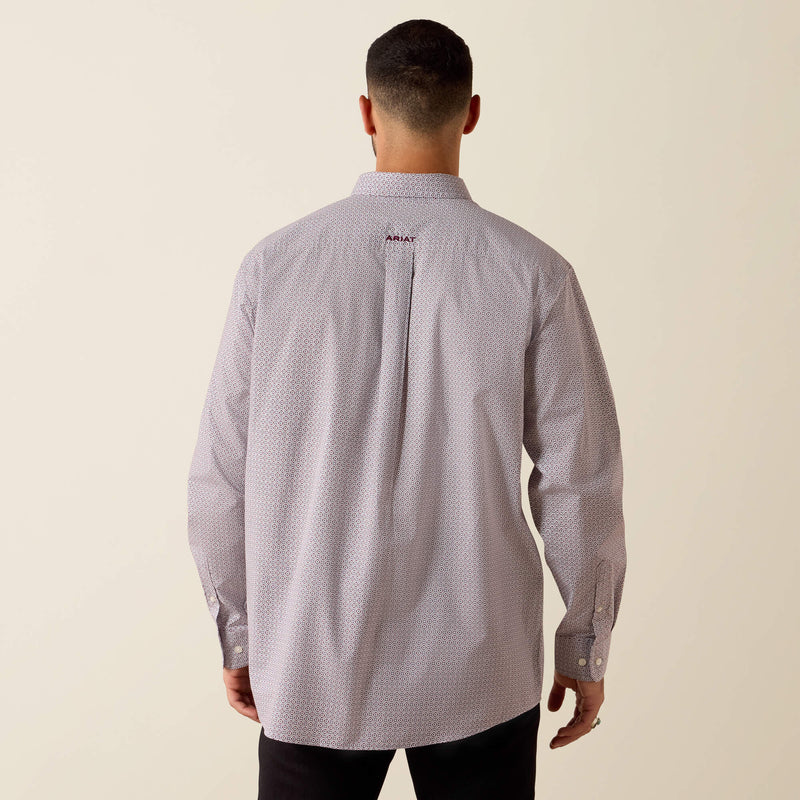 Load image into Gallery viewer, Ariat Mens Philly Classic Fit Long Sleeve Shirt - Excalibur Geo Print
