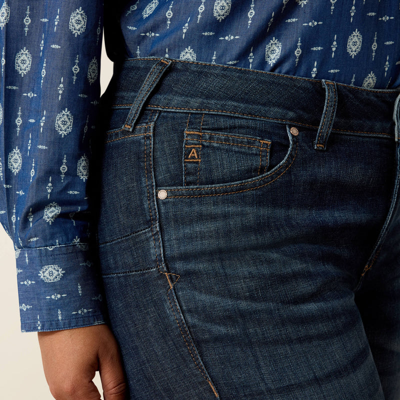 Load image into Gallery viewer, Ariat Womens Perfect Rise Maddie Trouser Denim Jean - Florida
