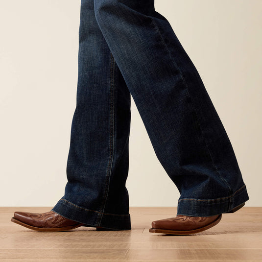 Ariat Womens Perfect Rise Maddie Trouser Denim Jean - Florida