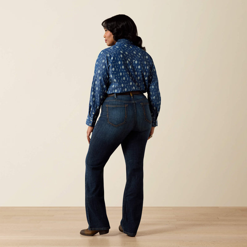Load image into Gallery viewer, Ariat Womens Perfect Rise Maddie Trouser Denim Jean - Florida
