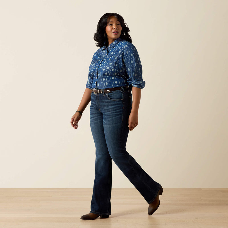 Load image into Gallery viewer, Ariat Womens Perfect Rise Maddie Trouser Denim Jean - Florida
