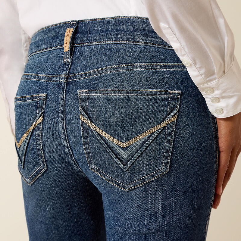 Load image into Gallery viewer, Ariat Womens Perfect Rise Lelani Trouser Denim Jean - Chelsea
