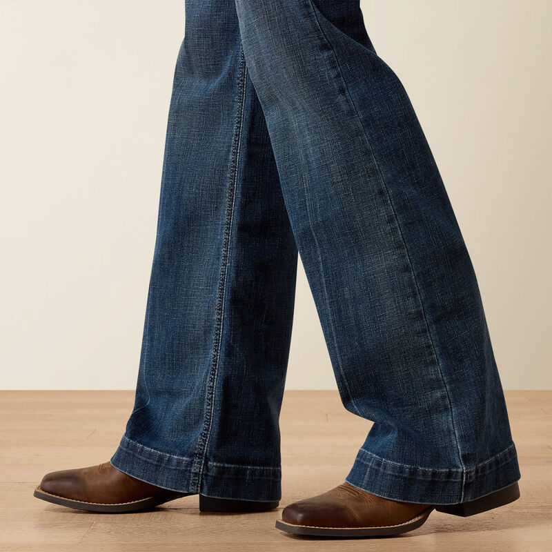 Load image into Gallery viewer, Ariat Womens Perfect Rise Lelani Trouser Denim Jean - Chelsea
