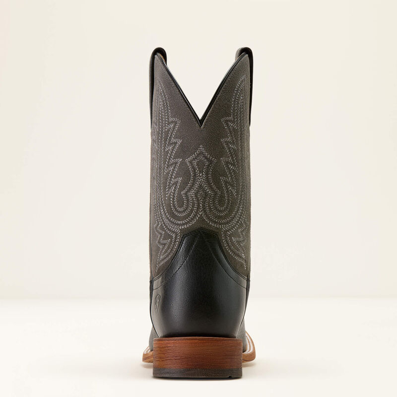 Load image into Gallery viewer, Ariat 11" Country Roads Wide Square Toe Boot - Nightshade Black | Gunmetal Gray Suede
