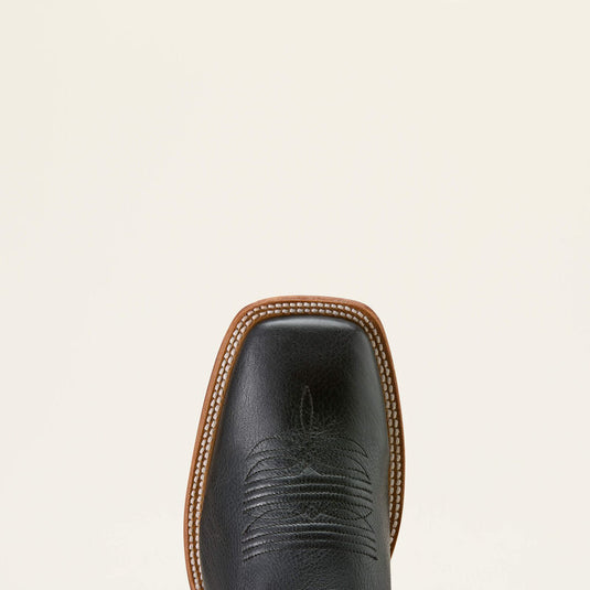 Ariat 11" Country Roads Wide Square Toe Boot - Nightshade Black | Gunmetal Gray Suede