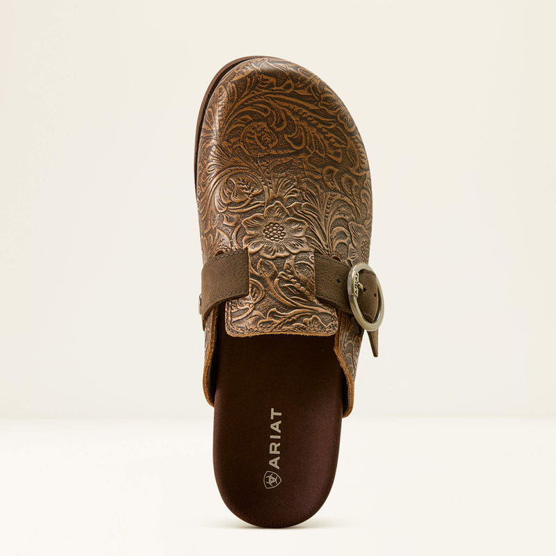 Load image into Gallery viewer, Ariat Women's Country Slip-On Mule - Floral Embossed
